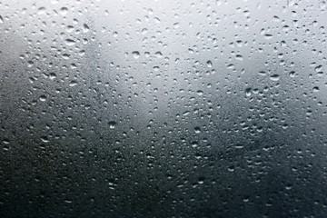 Water drops on the window
