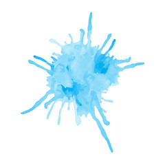Blue Watercolor splash