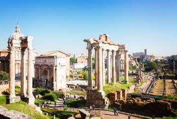Obraz premium Forum - Roman ruins in Rome, Italy