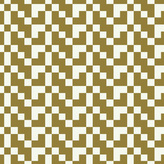 Graphic simple ornamental tile, vector repeated pattern made usi