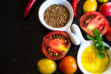 Vegetables for summer salad