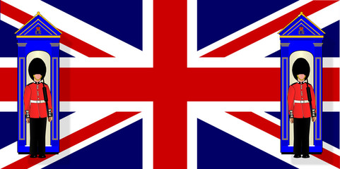 Union Jack With Guards