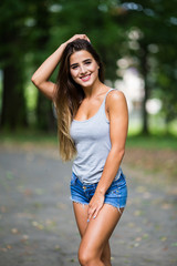 Girl in park