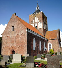 Obraz premium Pilsum,Kreuzkirche,Krummhörn
