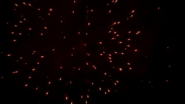 Fireworks concludes the festival