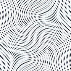 Moire pattern, op art background. Hypnotic backdrop with geometr - obrazy, fototapety, plakaty