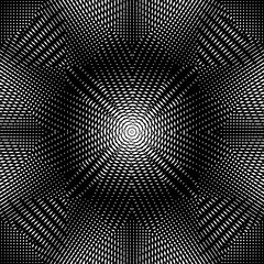 Ornate vector monochrome abstract background with overlapping bl