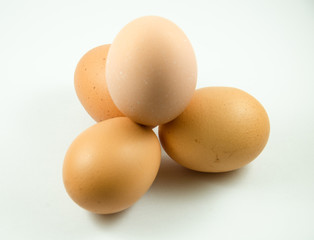 Isolated Egg With With White BackGround