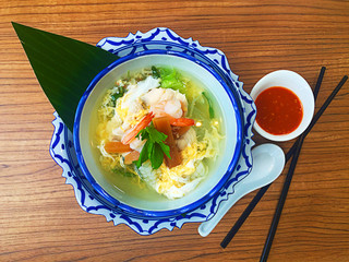 seafood suki, one of kind soup noodle in asia