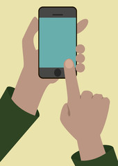 Image of Phone in Someone's Hands