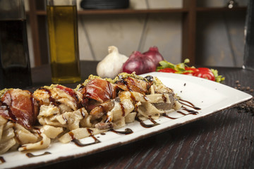 chicken meal in pesto sauce