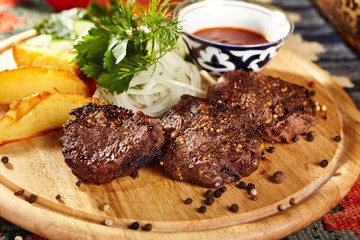 Grilled Beef Steaks