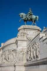 Fototapeta premium Victor Emmanuel II Monument (Altare della Patria). Rome, Italy.