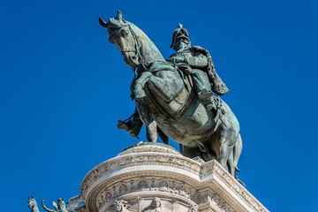 Obraz premium Victor Emmanuel II Monument (Altare della Patria). Rome, Italy.