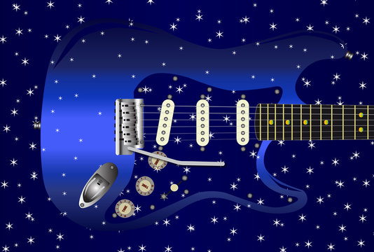 Guitar Star Background