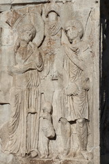 Détail de l'arc de l'empereur Constantin à Rome