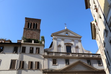 Fototapeta na wymiar Basilique Sant'Eustachio à Rome