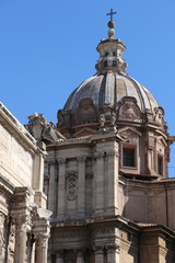 Fototapeta na wymiar Eglise Santi Luca e Martina à Rome