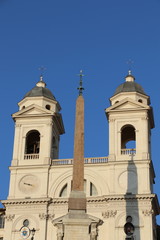 Fototapeta premium Eglise de la Trinité-des-Monts à Rome à Rome