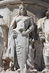 Détail du monument à Victor-Emmanuel II à Rome 