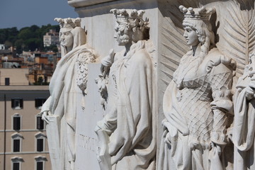Détail du monument à Victor-Emmanuel II à Rome 