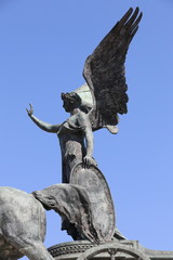 Fototapeta premium Statue du monument à Victor-Emmanuel II à Rome 