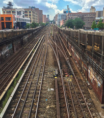 Obraz premium Train tracks