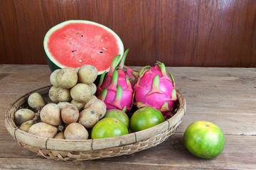 Asian fresh fruits