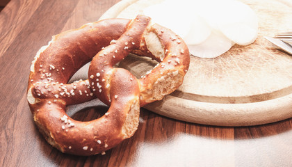 A pretzel belongs in Munich for Oktoberfest so.