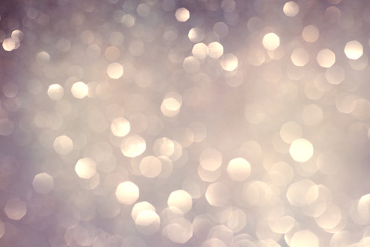 abstract bokeh holiday background, shining lights