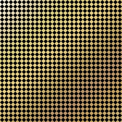 Golden vintage pattern on black background