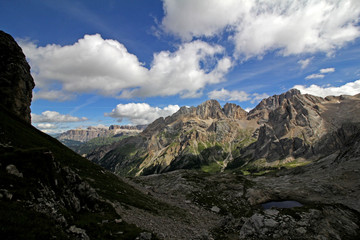 Cima Ombretta, Gran Vernel e Sella dal Passo Paschè