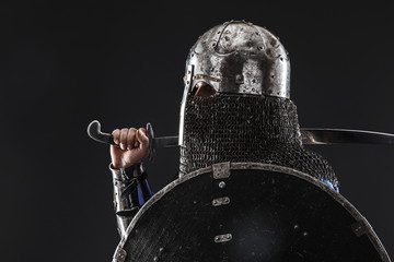 Mongol warrior in armour