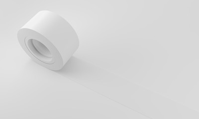 White roll of insulating tape