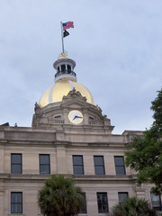 Savannah in Georgia is known for its manicured parks, horse-drawn carriages and ornate antebellum architecture