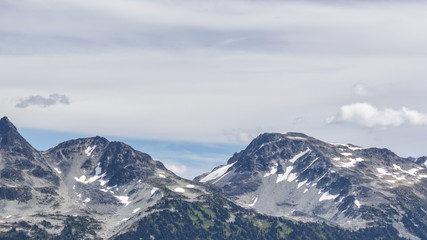 Fototapeta na wymiar Whistler with Coast Mountains, British Columbia, Canada