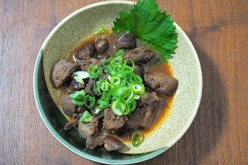 レバーの煮物