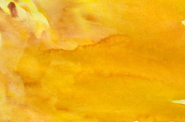 orange watercolor painted background texture