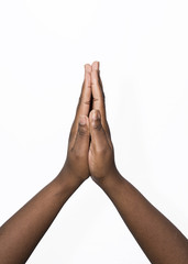 Hand praying