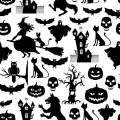 Halloween pattern seamless