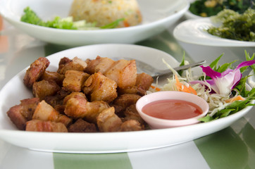 fried pork belly