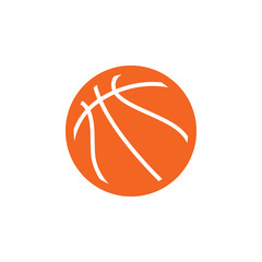 basketball icon vector, solid logo illustration, pictogram isolated on white