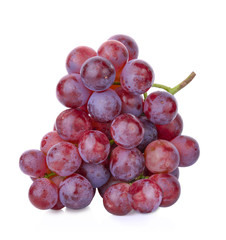 red grape isolated on white