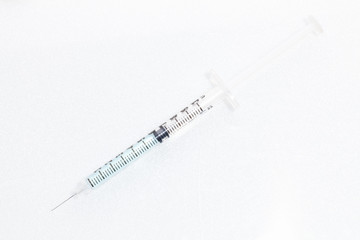 Syringes on isolated