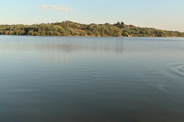 Dam of Povoa e Meadas near Andancas Festival. Castelo de Vide, Alentejo, Portugal