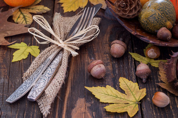 Autumn Table Setting 