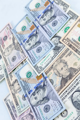 Dollar bank background.