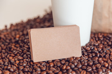 Coffee identity branding mockup