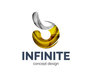 Infinite logo business branding icon