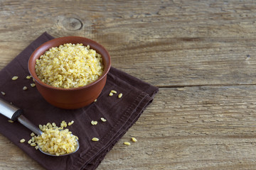 raw bulgur